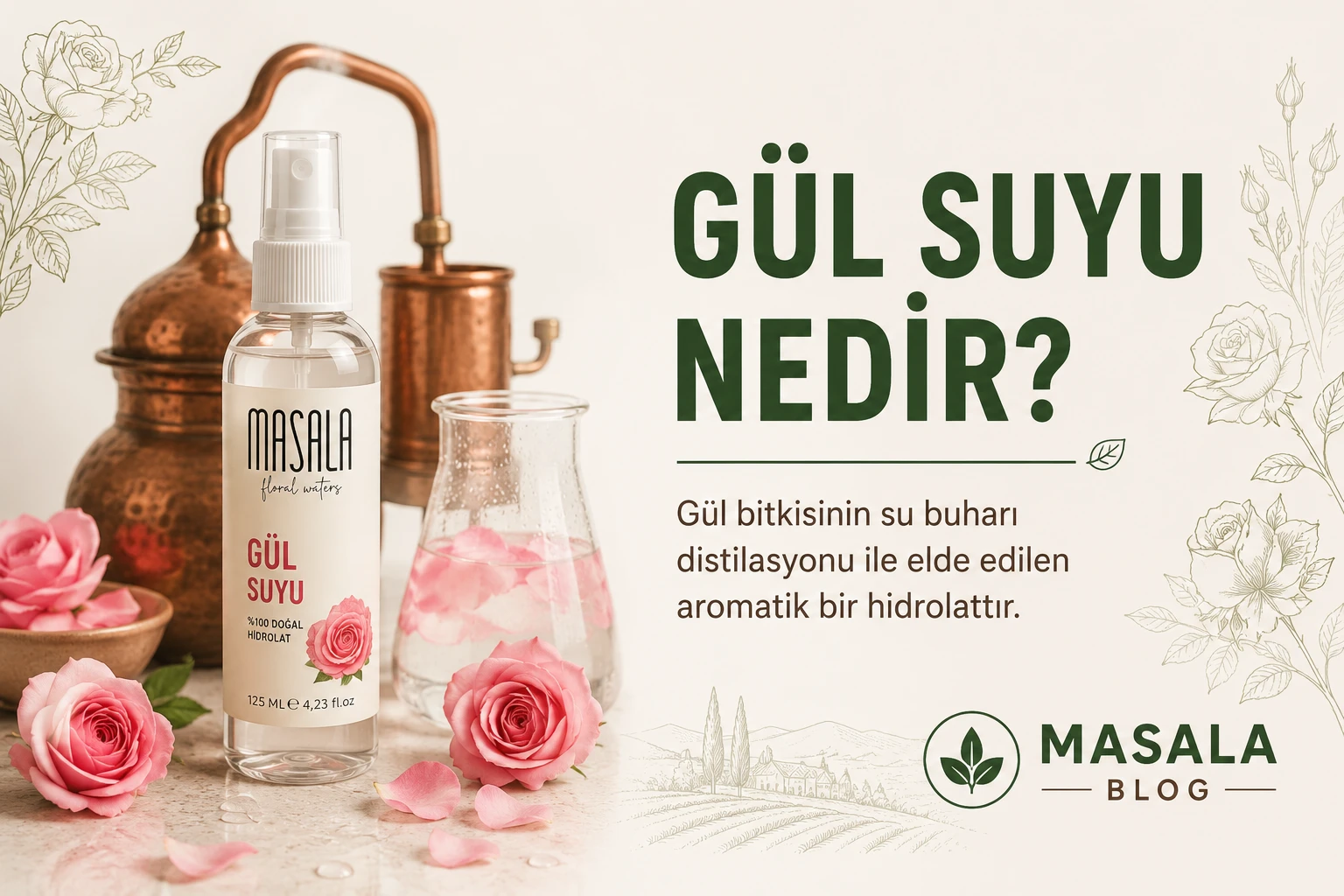 Gül Suyu Nedir? Hidrolat ile Gül Suyu Aynı Şey Midir?