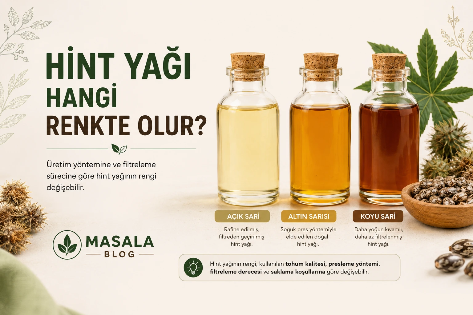 Hint Yağı Hangi Renkte Olur?