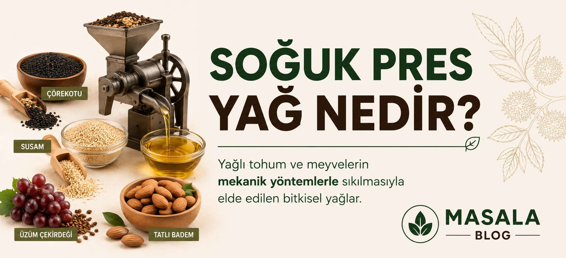 Soğuk Pres Yağ Nedir? Nasıl Elde Edilir?
