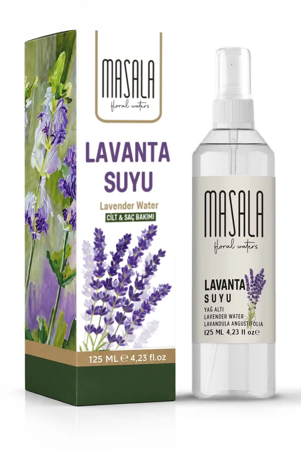 Saf Lavanta Suyu 125 ml – %100 Doğal Yağlı Hidrosol, Lavender Floral Water Tonic